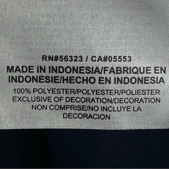 NWT Men’s Medium Nike Dri-Fit NSCAA‎ Blue & White Polo 0280 - Picture 7 of 7